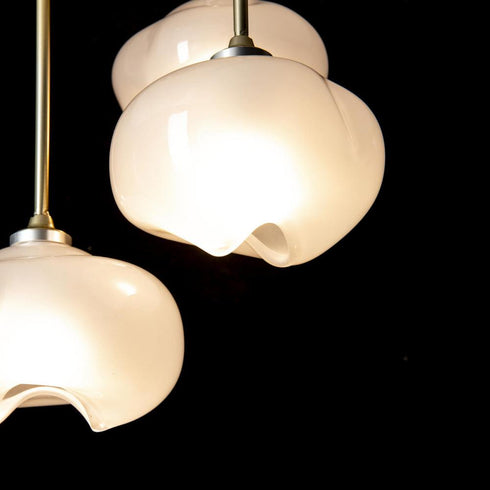 Hubbardton Forge Ume 3 Light Semi Flush in Modern Brass Finish Model: 121373-SKT-86-FD0710