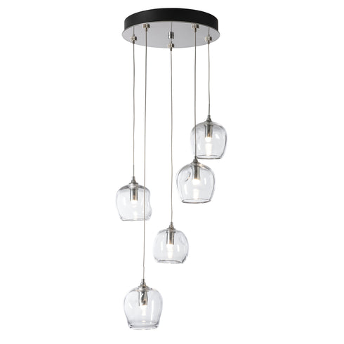 Hubbardton Forge Ume 5 Light Pendant Model: 131123-SKT-LONG-82-YL0709