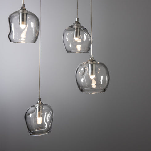 Hubbardton Forge Ume 5 Light Pendant Model: 131123-SKT-LONG-82-YL0709