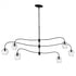 Hubbardton Forge Ume 6 Light Large Pendant Model: 136357-SKT-MULT-82-ZM0709