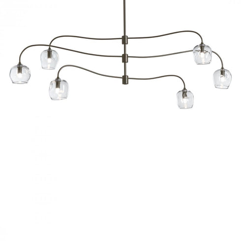Hubbardton Forge Ume 6 Light Large Pendant Model: 136357-SKT-MULT-82-ZM0709