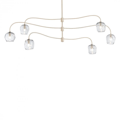 Hubbardton Forge Ume 6 Light Large Pendant Model: 136357-SKT-MULT-82-ZM0709