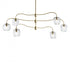 Hubbardton Forge Ume 6 Light Pendant Model: 136355-SKT-MULT-82-YL0709
