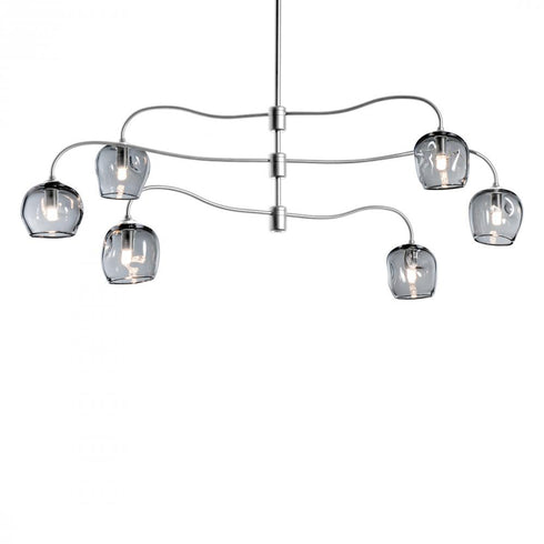 Hubbardton Forge Ume 6 Light Pendant Model: 136355-SKT-MULT-89-ZM0709