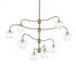 Hubbardton Forge Ume 8 Light Pendant Model: 136359-SKT-MULT-82-ZM0709