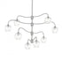 Hubbardton Forge Ume 8 Light Pendant Model: 136359-SKT-MULT-84-FD0710