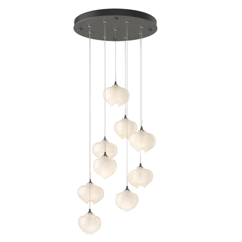 Hubbardton Forge Ume 9 Light Pendant in Bronze Finish Model: 131103-SKT-LONG-05-FD0710