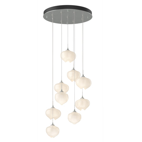 Hubbardton Forge Ume 9 Light Pendant in Bronze Finish Model: 131103-SKT-LONG-05-FD0710