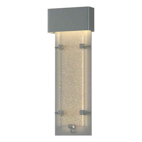 Hubbardton Forge Ursa Large LED Outdoor Sconce in Coastal Oil Rubbed Bronze Finish Model: 302503-LED-14-II0397