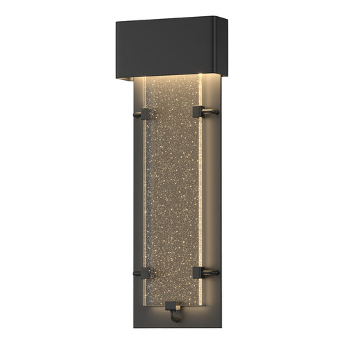 Hubbardton Forge Ursa Large LED Outdoor Sconce in Coastal Oil Rubbed Bronze Finish Model: 302503-LED-14-II0397