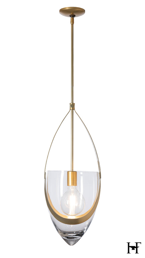 Hubbardton Forge Vaso Pendant in Modern Brass Finish Model: 187468-SKT-MULT-86-ZM0838
