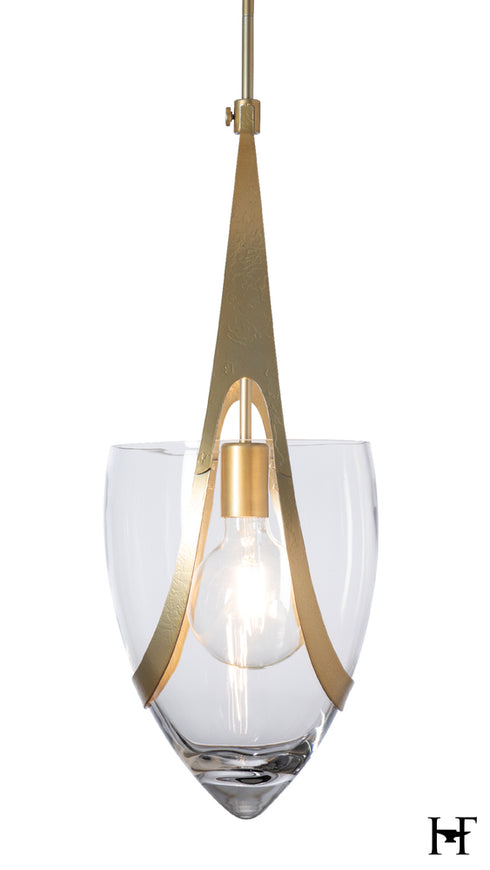 Hubbardton Forge Vaso Pendant in Modern Brass Finish Model: 187468-SKT-MULT-86-ZM0838