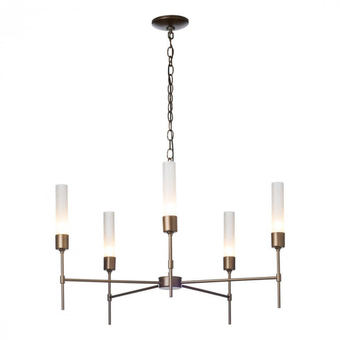 Hubbardton Forge Vela 5 Arm Chandelier Model: 105045-SKT-07-ZM0611