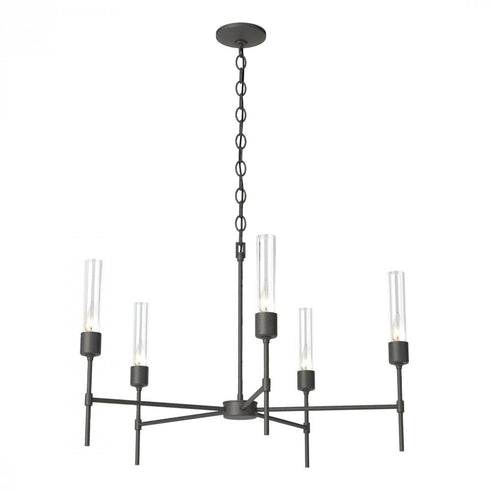 Hubbardton Forge Vela 5 Arm Chandelier Model: 105045-SKT-07-ZM0611