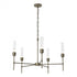 Hubbardton Forge Vela 5 Arm Chandelier Model: 105045-SKT-07-ZM0611