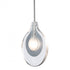 Hubbardton Forge Veneto 1 Light Pendant in Sterling Finish Model: 401851-SKT-MULT-85-YE0796