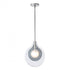 Hubbardton Forge Veneto 1 Light Pendant in Sterling Finish Model: 401851-SKT-MULT-85-YE0796
