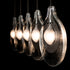 Hubbardton Forge Veneto 5 Light Linear Pendant in Oil Rubbed Bronze Finish Model: 401319-SKT-MULT-14-YE0796