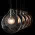 Hubbardton Forge Veneto 5 Light Linear Pendant in Oil Rubbed Bronze Finish Model: 401319-SKT-MULT-14-YE0796