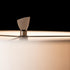 Hubbardton Forge Volterra Table Lamp in Dark Smoke Finish Model: 272122-SKT-07-AR-SF2210