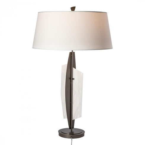 Hubbardton Forge Volterra Table Lamp in Dark Smoke Finish Model: 272122-SKT-07-AR-SF2210