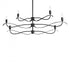 Hubbardton Forge Willow 6 Light Small Chandelier Model: 136350-SKT-MULT-82