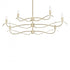 Hubbardton Forge Willow 6 Light Small Chandelier Model: 136350-SKT-MULT-82