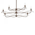 Hubbardton Forge Willow 6 Light Small Chandelier Model: 136350-SKT-MULT-82