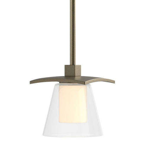 Hubbardton Forge Wren Mini Pendant in Bronze Finish Model: 186600-SKT-MULT-05-GG0242