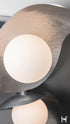 Hubbardton Forge Yoki 3 Light Semi Flush in Sterling Finish Model: 122110-SKT-85