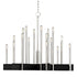 Hudson Valley Abrams Chandelier in Polished Nickel Finish Model: 8834-PN