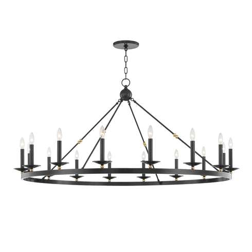 Hudson Valley Allendale 16 LIGHT CHANDELIER in Aged Old Bronze Finish Model: 3216-AOB