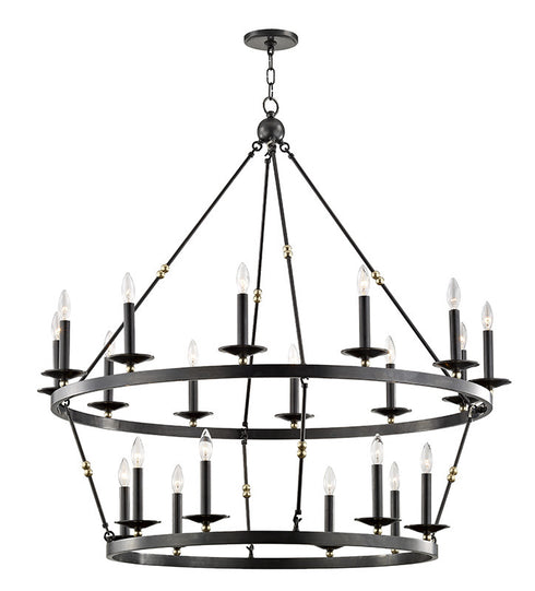 Hudson Valley Allendale 20 LIGHT CHANDELIER in Aged Old Bronze Finish Model: 3247-AOB