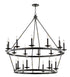 Hudson Valley Allendale 20 LIGHT CHANDELIER in Aged Old Bronze Finish Model: 3247-AOB