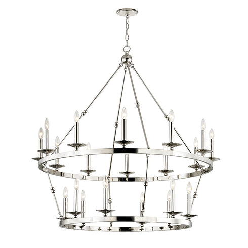 Hudson Valley Allendale 20 LIGHT CHANDELIER in Aged Old Bronze Finish Model: 3247-AOB