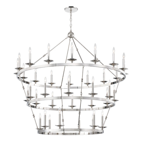 Hudson Valley Allendale 36 LIGHT CHANDELIER in Aged Old Bronze Finish Model: 3258-AOB
