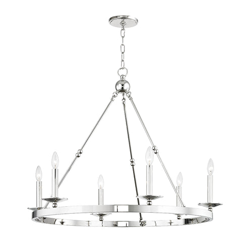 Hudson Valley Allendale 6 LIGHT CHANDELIER in Aged Old Bronze Finish Model: 3206-AOB