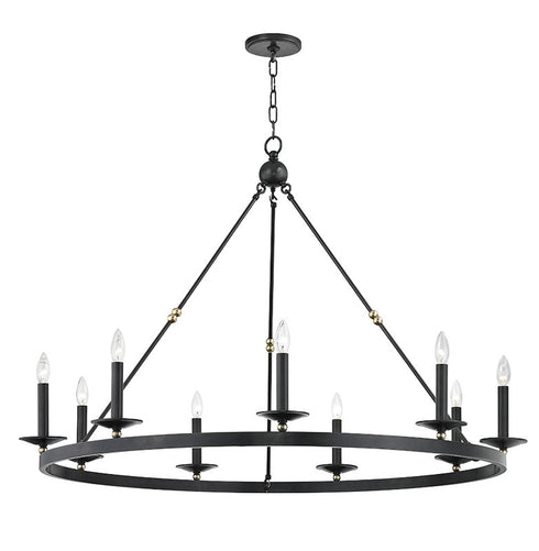 Hudson Valley Allendale 9 LIGHT CHANDELIER in Aged Old Bronze Finish Model: 3209-AOB