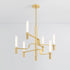 Hudson Valley Allentown Chandelier in Aged Brass Finish Model: 4006-AGB