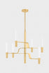 Hudson Valley Allentown Chandelier in Aged Brass Finish Model: 4006-AGB