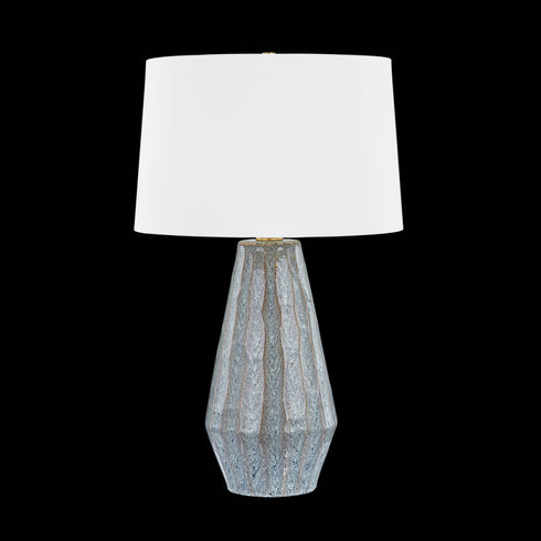 Hudson Valley Alloway Table Lamp in Aged Brass Finish Model: L8731-AGB/CST