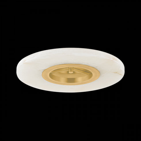 Hudson Valley Alto Semi Flush in Aged Brass Finish Model: 8024-AGB
