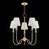 Hudson Valley Amina Chandelier in Aged Brass Finish Model: 6927-AGB