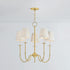 Hudson Valley Amina Chandelier in Aged Brass Finish Model: 6927-AGB