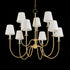 Hudson Valley Amina Chandelier in Aged Brass Finish Model: 6939-AGB