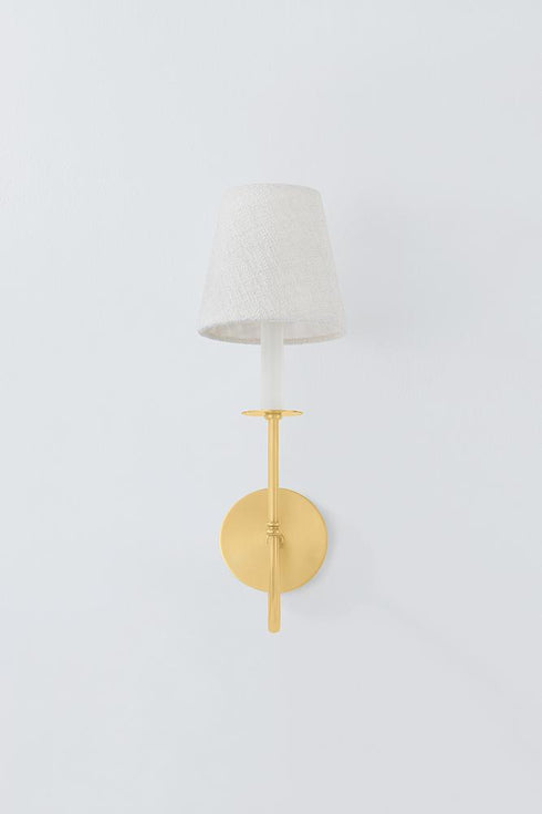 Hudson Valley Amina Wall Sconce in Aged Brass Finish Model: 6919-AGB