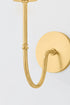 Hudson Valley Amina Wall Sconce in Aged Brass Finish Model: 6919-AGB