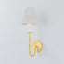 Hudson Valley Amina Wall Sconce in Aged Brass Finish Model: 6919-AGB