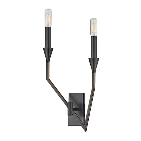 Hudson Valley Archie Wall Sconce in Old Bronze Finish Model: 8502L-OB