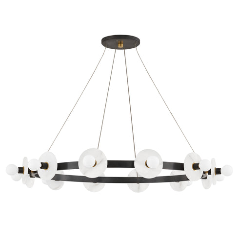 Hudson Valley Austen 12 LIGHT CHANDELIER in Aged Old Bronze Finish Model: 4240-AOB